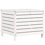 Set Salotto da Giardino 5 pz Bianco in Legno Massello di Pino