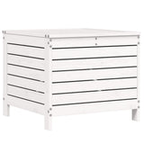 Set Salotto da Giardino 5 pz Bianco in Legno Massello di Pino
