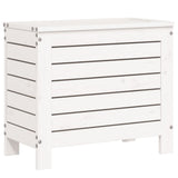Set Divani da Giardino 7 pz Bianco in Legno Massello di Pino