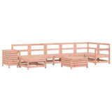 Set Divani da Giardino 9 pz in Legno Massello Abete Douglas