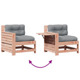 Set Divani Giardino 5 pz con Cuscini Legno Massello di Douglas