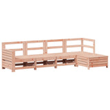 Set Divani da Giardino 5 pz in Legno Massello Abete Douglas