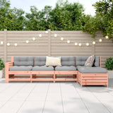 Set Divani da Giardino 5 pz in Legno Massello Abete Douglas