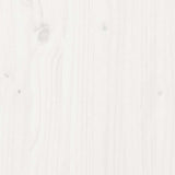 Set Salotto Giardino 5pz con Cuscini Bianco Legno Massello Pino
