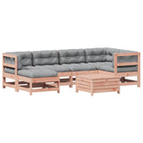 Set Divani Giardino 7 pz con Cuscini Legno Massello di Douglas