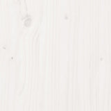 Set Salotto Giardino 7pz con Cuscini Bianco Legno Massello Pino