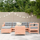 Set Divani da Giardino 7 pz in Legno Massello Abete Douglas