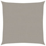 Vela Parasole 160 g/m Quadrata Grigio Chiaro 3,6x3,6 m in HDPE