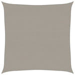 Vela Parasole 160 g/m Quadrata Grigio Chiaro 4,5x4,5 m in HDPE