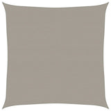 Vela Parasole 160 g/m Quadrata Grigio Chiaro 4,5x4,5 m in HDPE