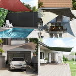 Vela Parasole 160 g/m Quadrata Grigio Chiaro 4,5x4,5 m in HDPE