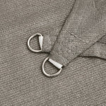 Vela Parasole 160 g/m Quadrata Grigio Chiaro 4,5x4,5 m in HDPE