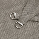 Vela Parasole 160 g/m Quadrata Grigio Chiaro 4,5x4,5 m in HDPE