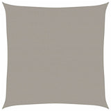 Vela Parasole 160 g/m Quadrata Grigio Chiaro 5x5 m in HDPE