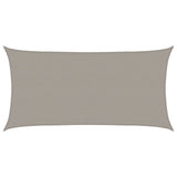 Vela Parasole 160 g/m Rettangolare Grigio Chiaro 2x4 m in HDPE
