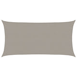 Vela Parasole 160 g/m Rettangolare Grigio Chiaro 2x4 m in HDPE