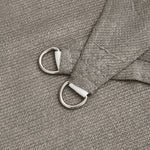 Vela Parasole 160 g/m Rettangolare Grigio Chiaro 2x4 m in HDPE