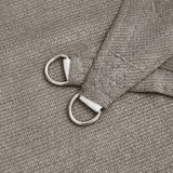 Vela Parasole 160 g/m Rettangolare Grigio Chiaro 2x4 m in HDPE