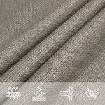 Vela Parasole 160 g/m Rettangolare Grigio Chiaro 2x4 m in HDPE