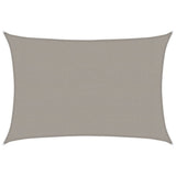Vela Parasole 160 g/m Rettangolare Grigio Chiaro 3x5 m in HDPE