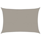 Vela Parasole 160 g/m Rettangolare Grigio Chiaro 5x6 m in HDPE