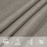 Vela Parasole 160 g/m Rettangolare Grigio Chiaro 5x6 m in HDPE