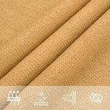 Vela Parasole 160 g/m Quadrata Sabbia 2x2 m in HDPE