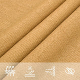 Vela Parasole 160 g/m Rettangolare Sabbia 2x2,5 m in HDPE