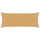 Vela Parasole 160 g/m Rettangolare Sabbia 2x4,5 m in HDPE
