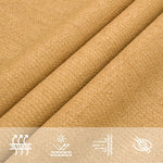 Vela Parasole 160 g/m Rettangolare Sabbia 2x4,5 m in HDPE