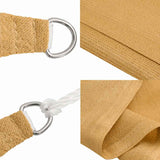 Vela Parasole 160 g/m Triangolare Sabbia 2,5x2,5x3,5 m in HDPE