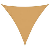 Vela Parasole 160 g/m Triangolare Sabbia 3x3x3 m in HDPE