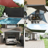 Vela Parasole 160 g/m Triangolare Sabbia 3x3x3 m in HDPE