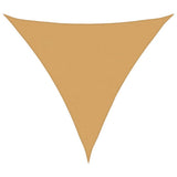 Vela Parasole 160 g/m Triangolare Sabbia 5x5x5 m in HDPE