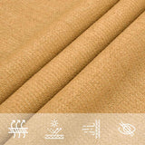 Vela Parasole 160 g/m Triangolare Sabbia 5x7x7 m in HDPE