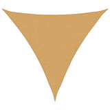 Vela Parasole 160 g/m Triangolare Sabbia 6x6x6 m in HDPE