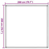 Tappeto da Tenda Verde Chiaro 200x200 cm HDPE