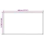 Tappeto da Tenda Verde Chiaro 250x450 cm HDPE