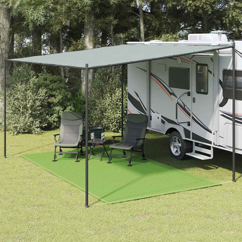 Tappeto da Tenda Verde Chiaro 250x450 cm HDPE