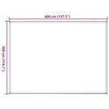 Tappeto da Tenda Verde Chiaro 300x400 cm HDPE
