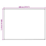 Tappeto da Tenda Verde Chiaro 300x400 cm HDPE