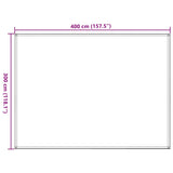 Tappeto da Tenda Verde Chiaro 300x400 cm HDPE