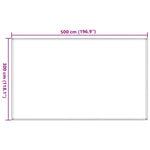 Tappeto da Tenda Verde Chiaro 300x500 cm HDPE