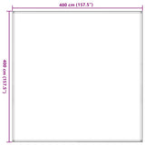 Tappeto da Tenda Verde Chiaro 400x400 cm HDPE
