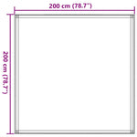 Tappeto da Tenda Sabbia 200x200 cm HDPE