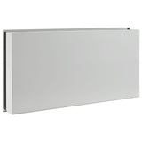 Nicchia per Doccia Argento Spazzolato 62x32x9cm in Acciaio Inox