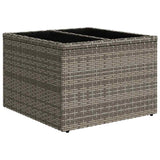 Set Divani da Giardino 8 pz con Cuscini Grigio in Polyrattan