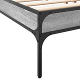 Giroletto Grigio Sonoma 200x200 cm in Legno truciolato Metallo
