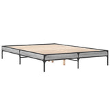 Giroletto Grigio Sonoma 160x200 cm in Legno truciolato Metallo