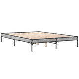 Giroletto Grigio Sonoma 160x200 cm in Legno truciolato Metallo